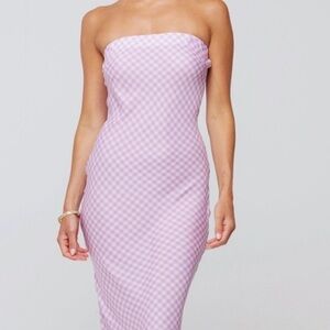 RESA Slip Pink and White Gingham Dress